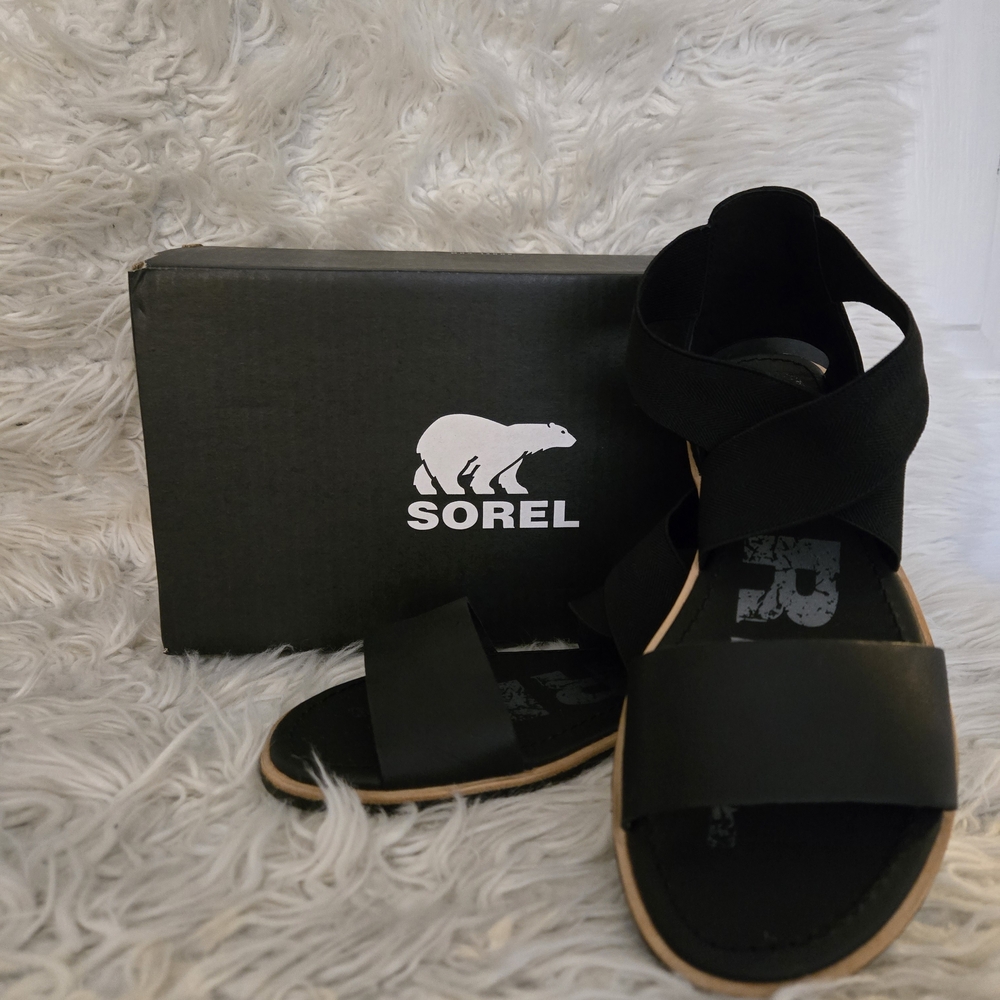 Sorel Women's Black Sandals